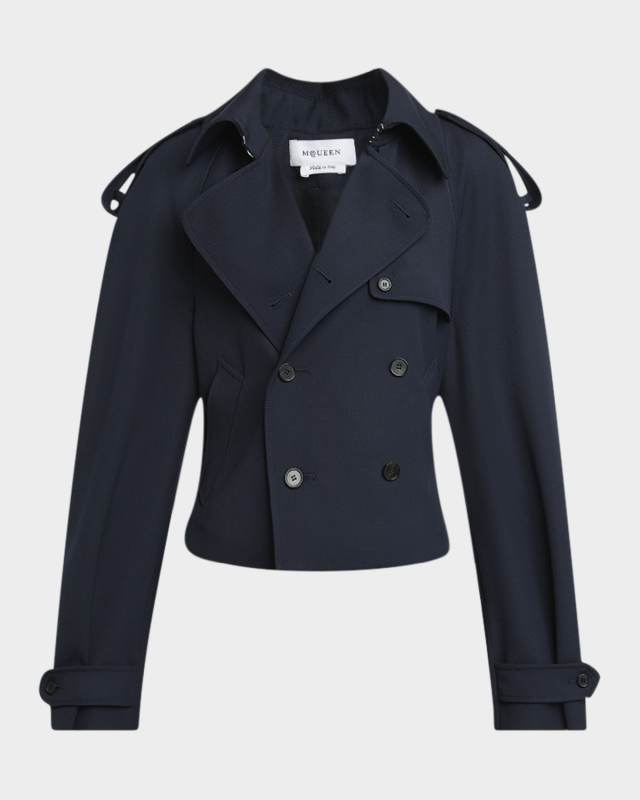 Cropped Trench Coat